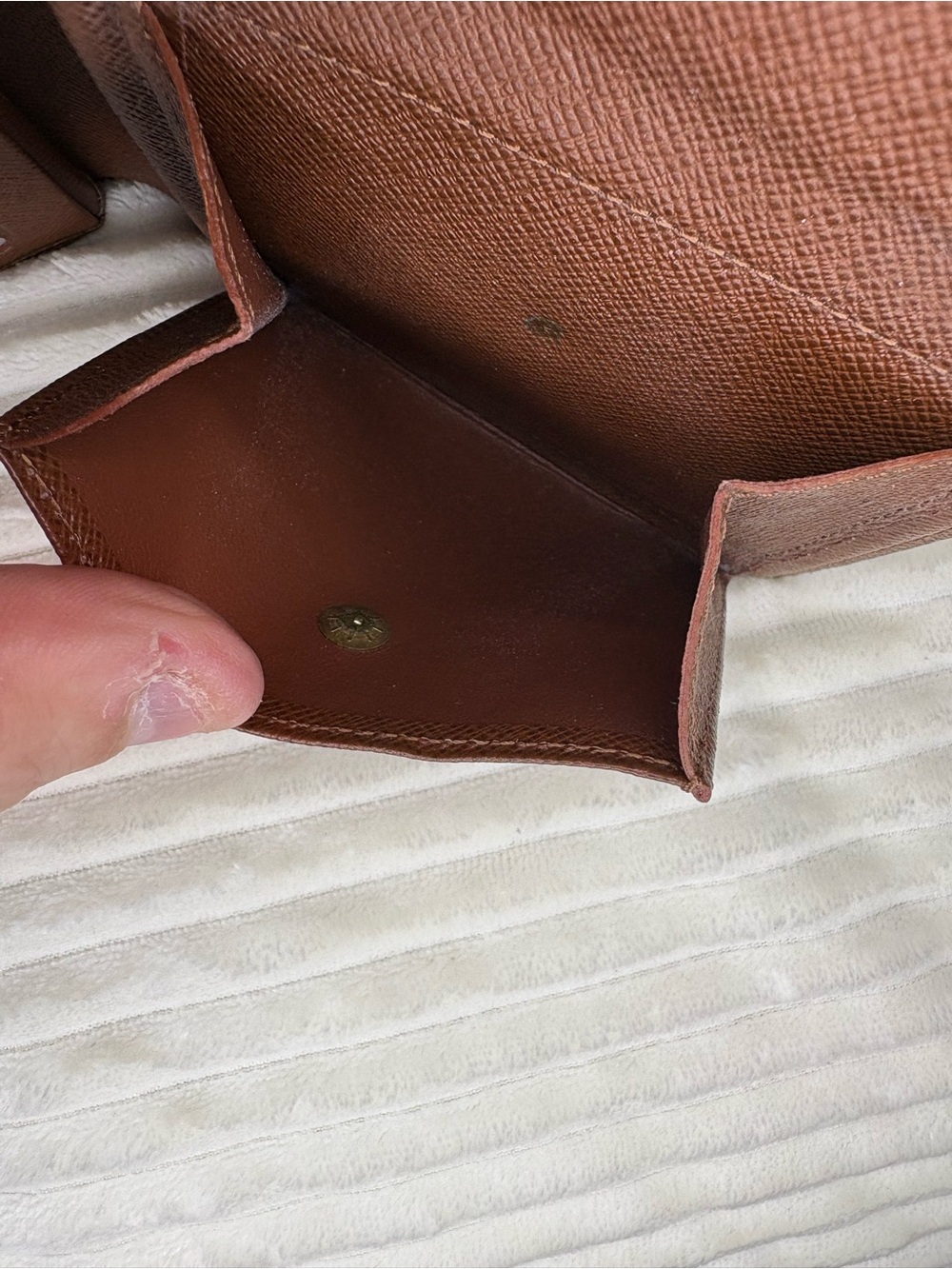Authentic Louis Vuitton Monogram Bifold Wallet Brown Canvas Leather Coin Pocket - Picture 12 of 16
